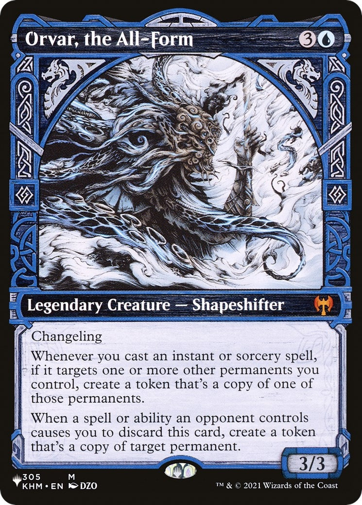 Orvar, the All-Form (Showcase) (305/285) (The List Reprints)