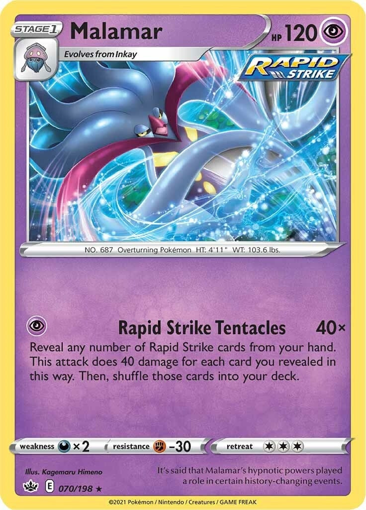 Image for Malamar (070/198) (SWSH06: Chilling Reign) - Pokemon