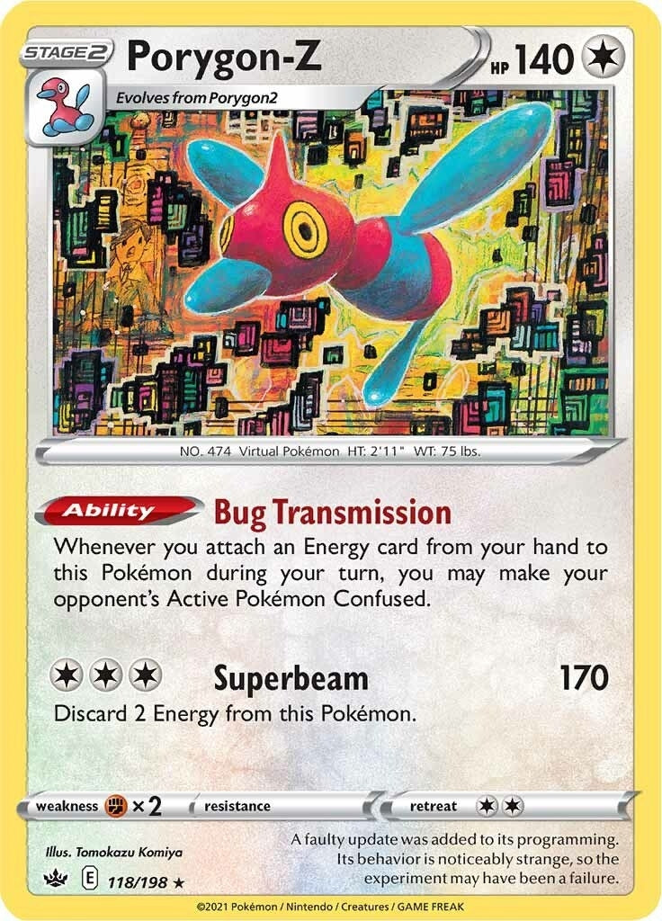 Image for Porygon-Z (118/198) (SWSH06: Chilling Reign) - Pokemon