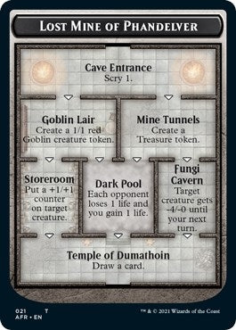Lost Mine of Phandelver // Skeleton Double-Sided Token (21 // 6) (Adventures in the Forgotten Realms)