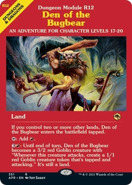 Den of the Bugbear (Dungeon Module) (351) (Adventures in the Forgotten Realms)