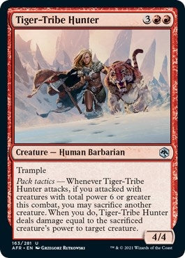 Image for Tiger-Tribe Hunter (163) (Adventures in the Forgotten Realms) - Magic: The Gathering
