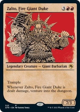 Zalto, Fire Giant Duke (Showcase) (323) (Adventures in the Forgotten Realms)