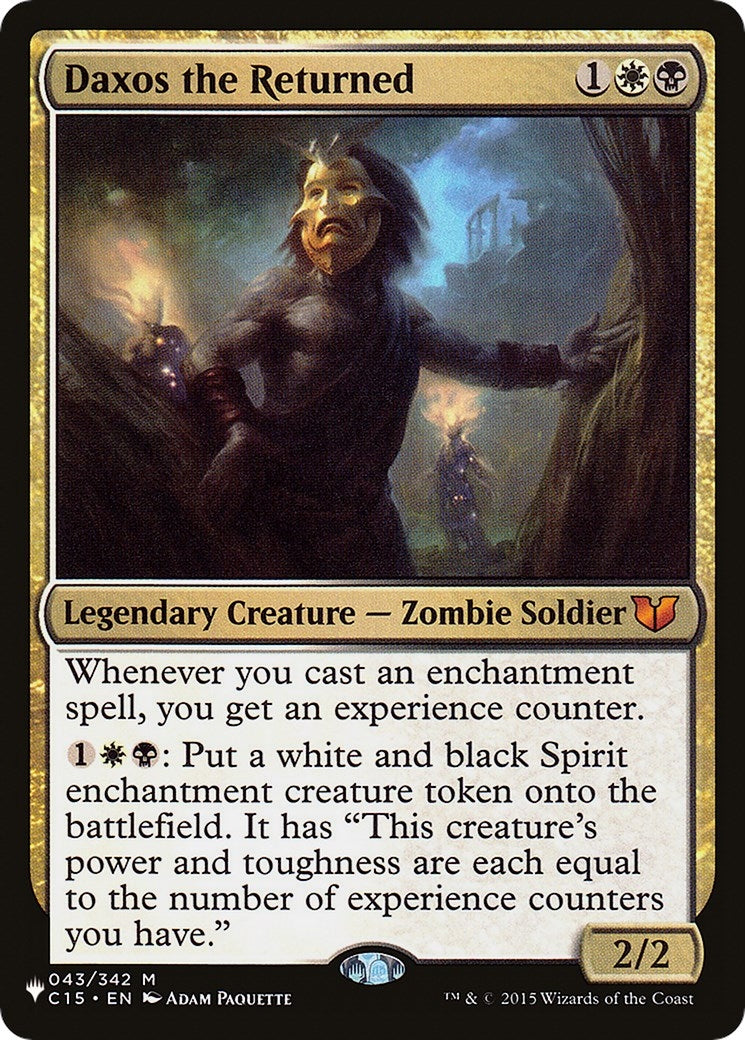Daxos the Returned (043/342) (The List Reprints)