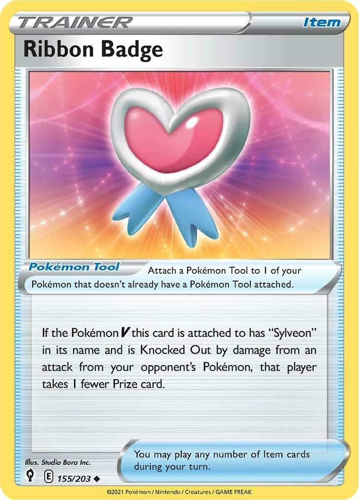 Image for Ribbon Badge (155/203) (SWSH07: Evolving Skies) - Pokemon