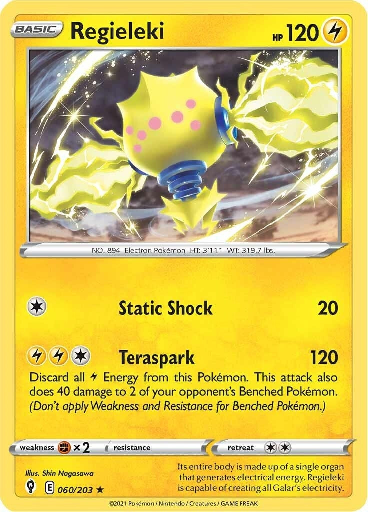 Image for Regieleki (060/203) (SWSH07: Evolving Skies) - Pokemon