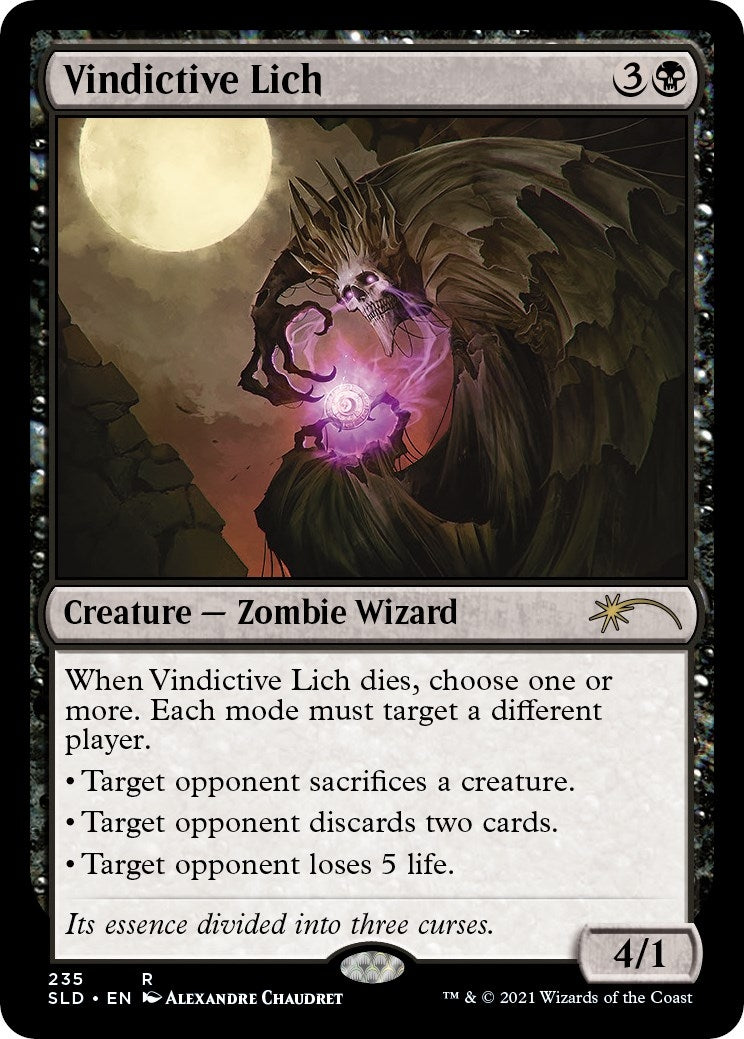 Image for Vindictive Lich (235) - Magic: The Gathering