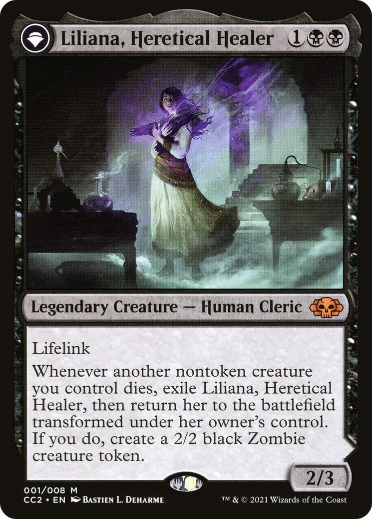 Liliana, Heretical Healer (1) (Commander Collection: Black)