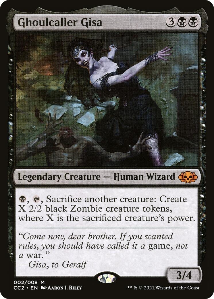 Ghoulcaller Gisa (2) (Commander Collection: Black)