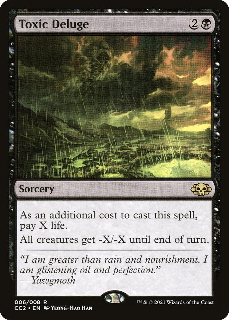 Toxic Deluge (6) (Commander Collection: Black)