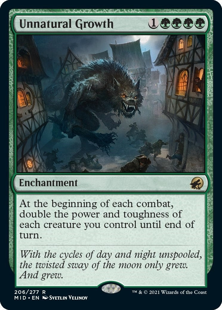 Image for Unnatural Growth (206) - Magic: The Gathering