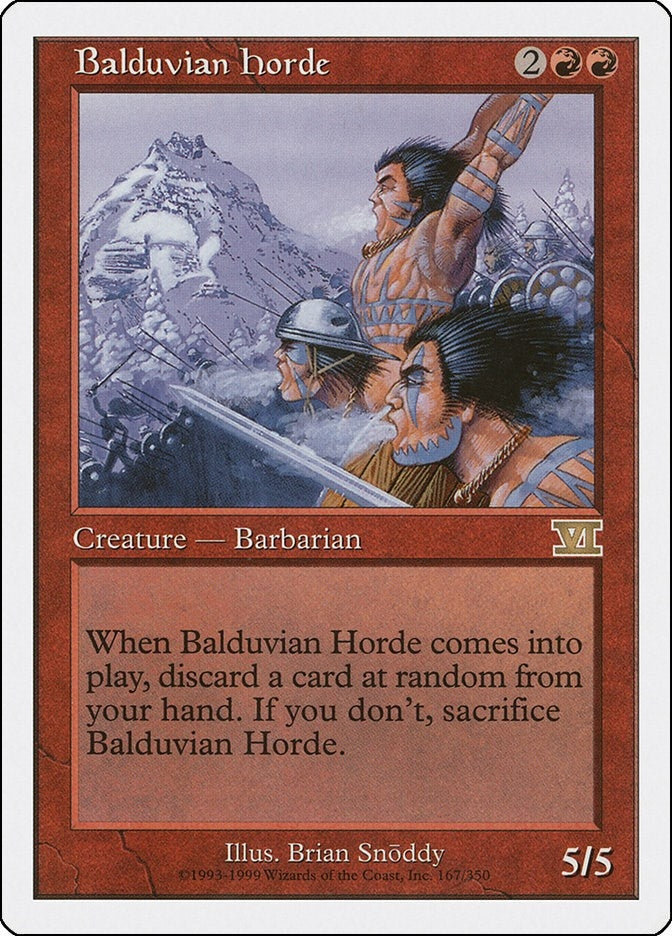 Balduvian Horde (167) (Classic Sixth Edition)