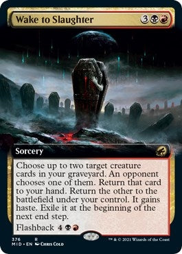 Image for Wake to Slaughter (Extended Art) (376) - Magic: The Gathering