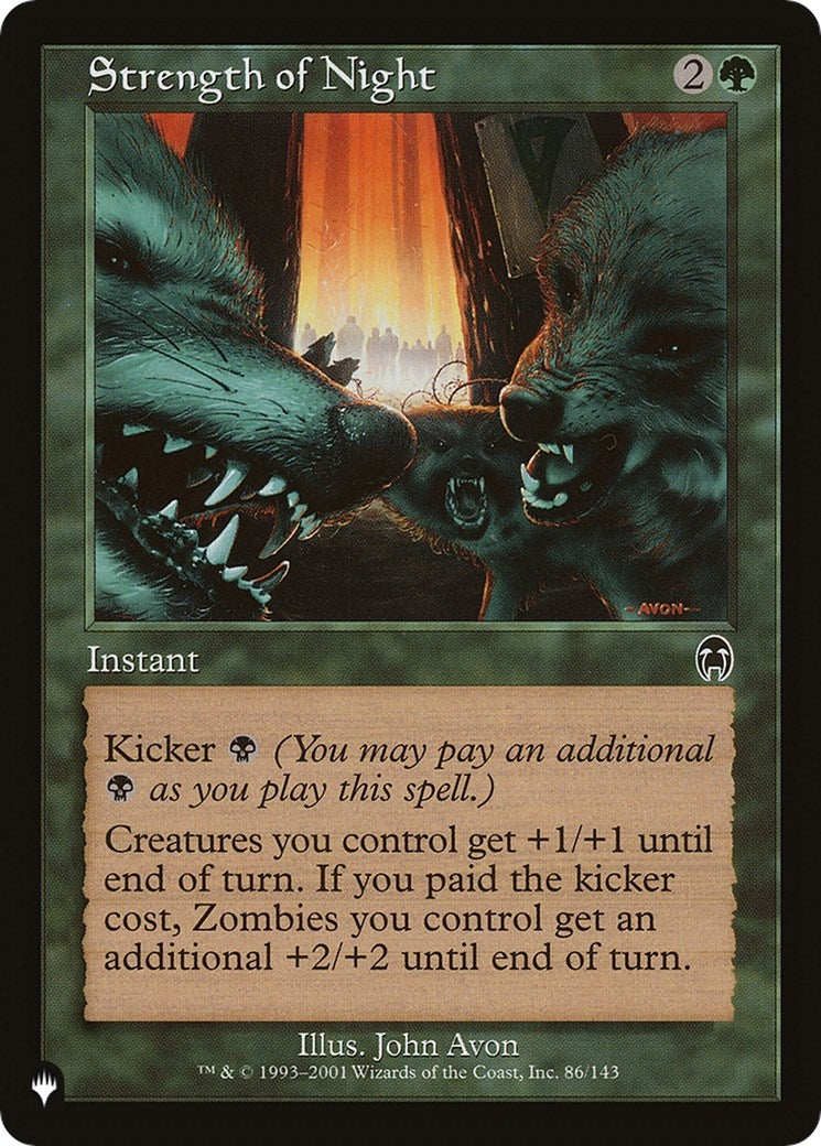 Strength of Night (86/143) (The List Reprints)