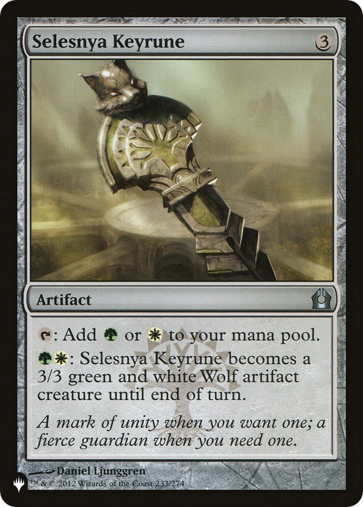 Selesnya Keyrune (233/274) (The List Reprints)