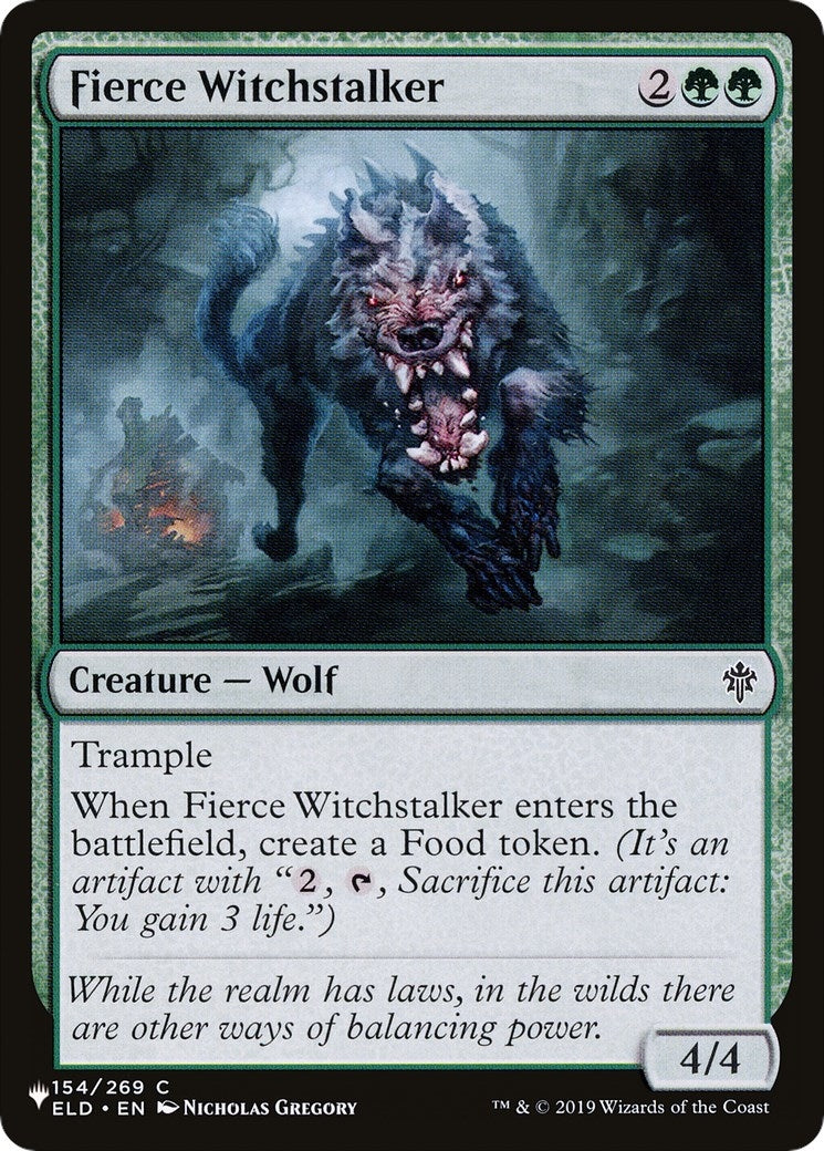 Fierce Witchstalker (154/269) (The List Reprints)