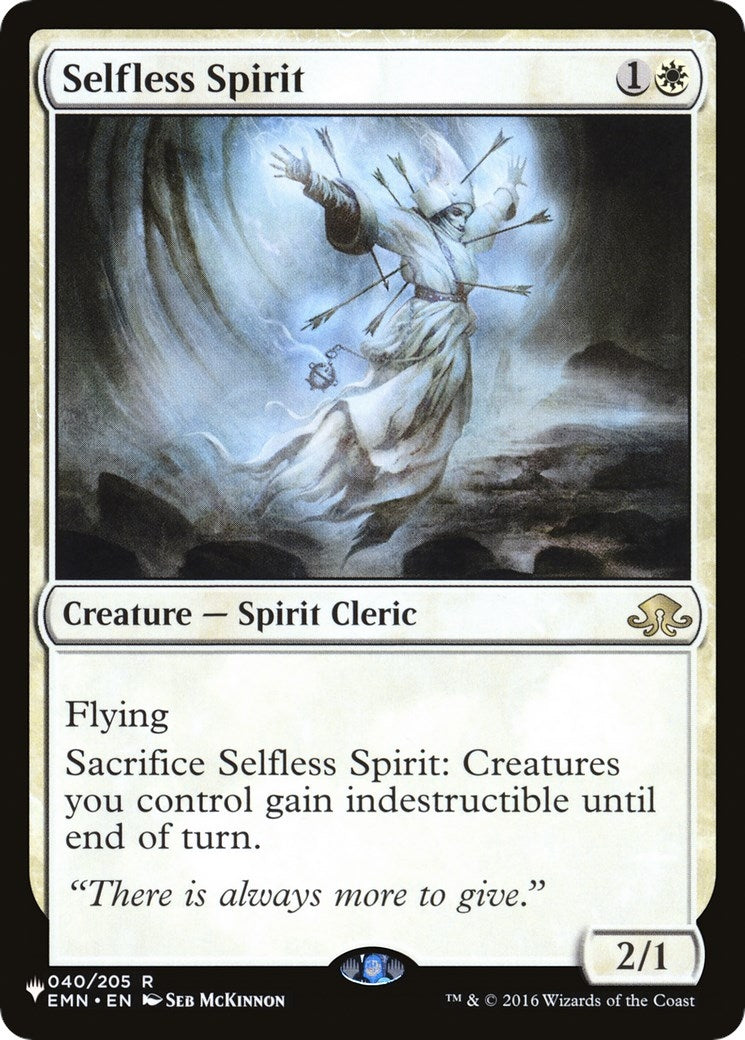 Selfless Spirit (040/205) (The List Reprints)
