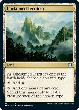 Image for Unclaimed Territory (187) - Magic: The Gathering