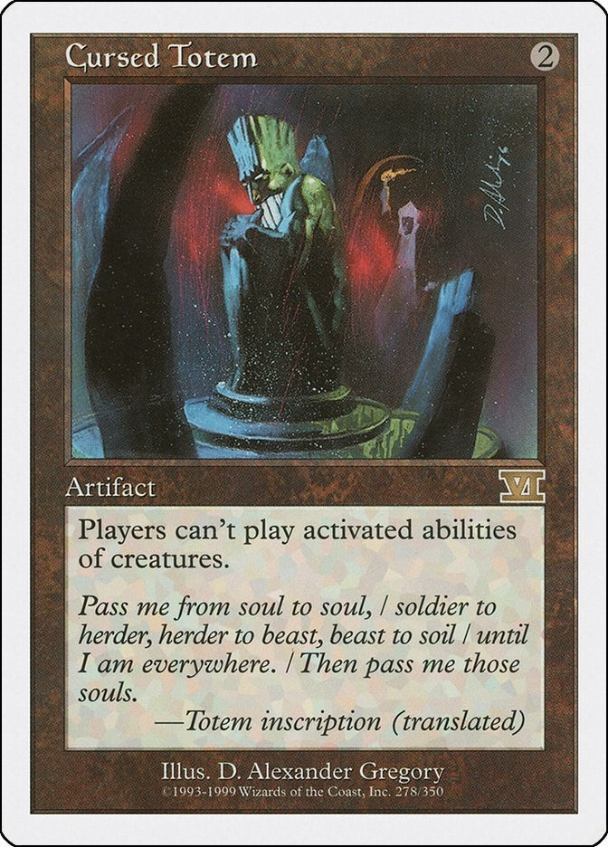 Cursed Totem (278) (Classic Sixth Edition)
