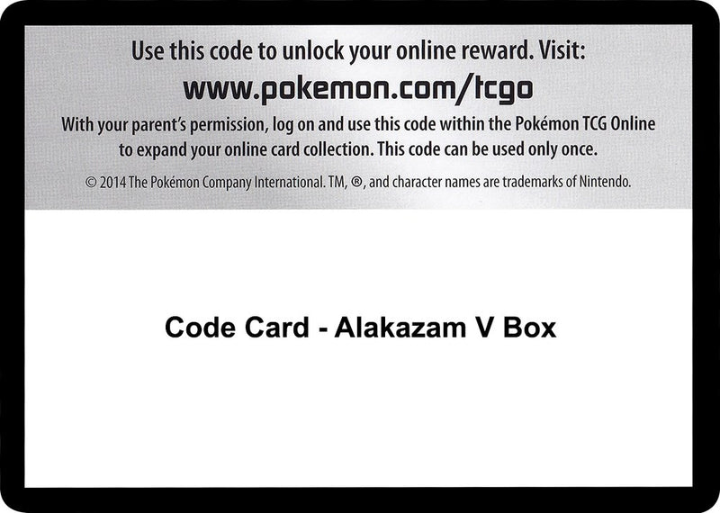 Image for Code Card - Alakazam V Box (SWSH04: Vivid Voltage) - Pokemon