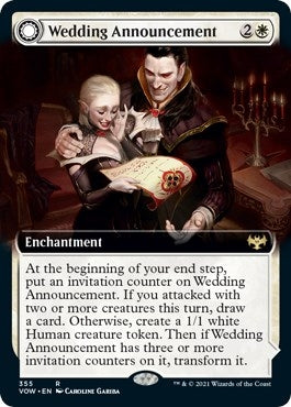 Image for Wedding Announcement (Extended Art) (355) - Magic: The Gathering