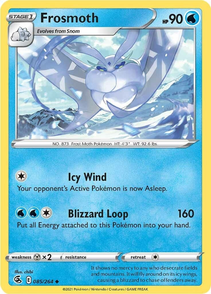 Image for Frosmoth (085/264) (SWSH08: Fusion Strike) - Pokemon