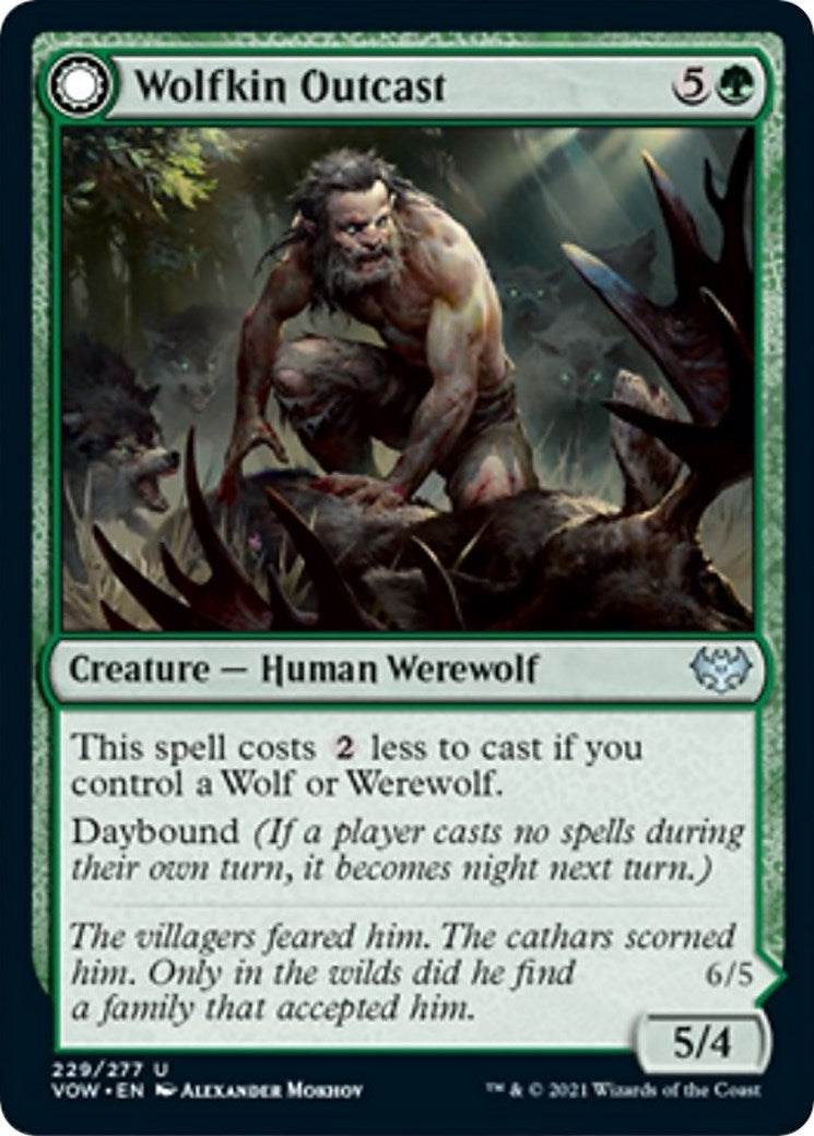 Image for Wolfkin Outcast (229) - Magic: The Gathering