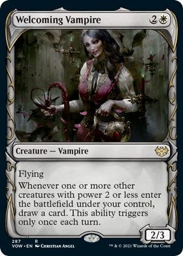 Image for Welcoming Vampire (Showcase) (287) - Magic: The Gathering