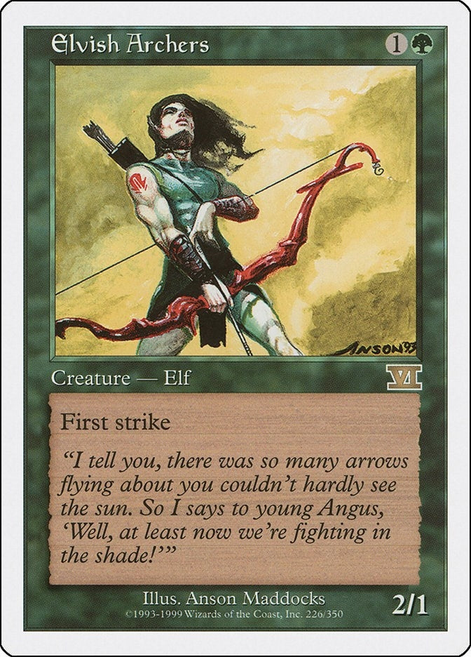 Elvish Archers (226) (Classic Sixth Edition)