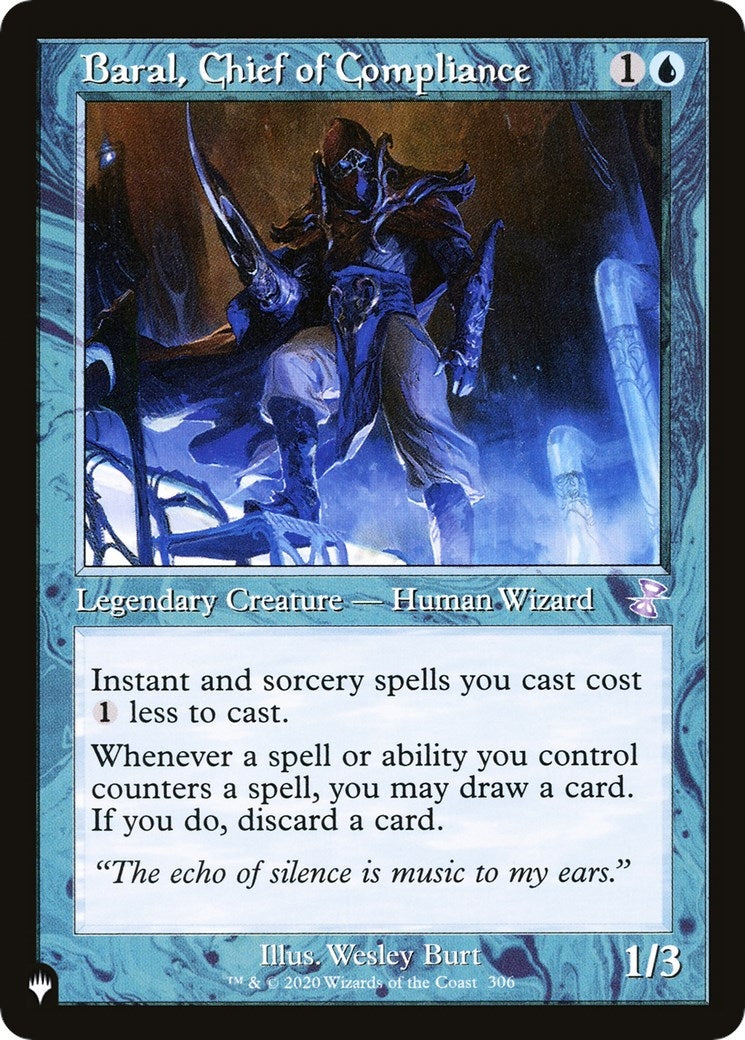 Baral, Chief of Compliance (306/289) (The List Reprints)