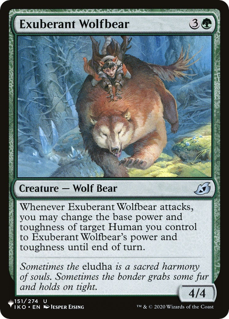 Exuberant Wolfbear (151/274) (The List Reprints)