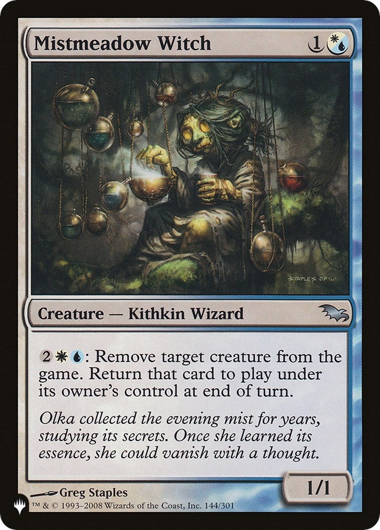 Image for Mistmeadow Witch (SHM) (144/301) (The List Reprints) - Magic: The Gathering