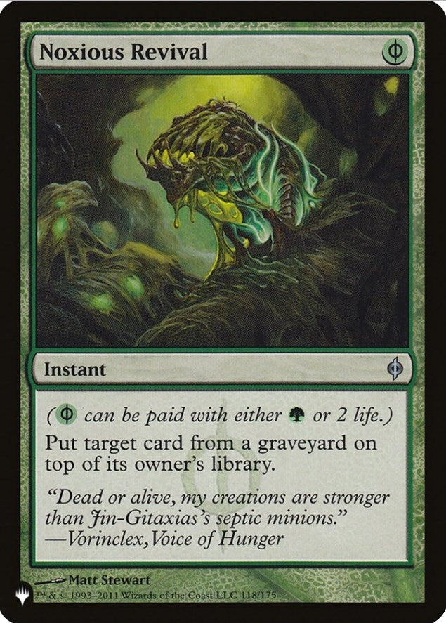 Noxious Revival (118/175) (The List Reprints)