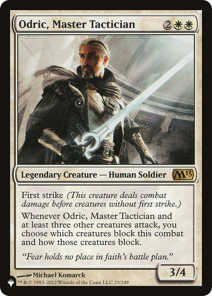 Odric, Master Tactician (23/249) (The List Reprints)