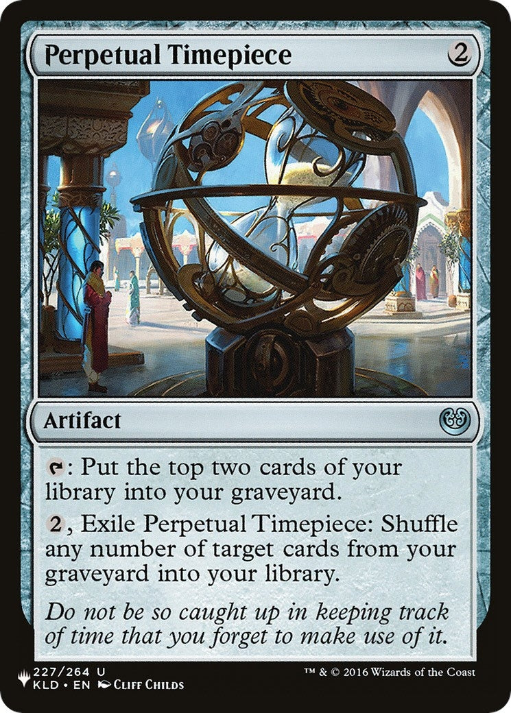 Image for Perpetual Timepiece (227/264) (The List Reprints) - Magic: The Gathering