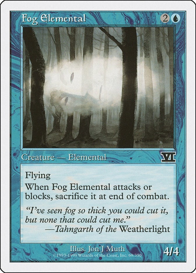Fog Elemental (69) (Classic Sixth Edition)