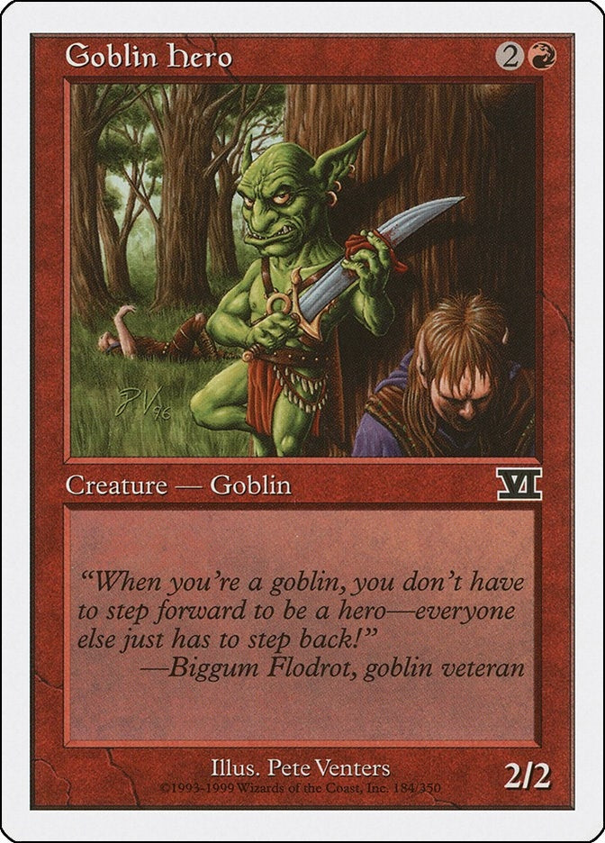 Goblin Hero (184) (Classic Sixth Edition)