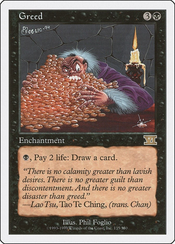Greed (135) (Classic Sixth Edition)