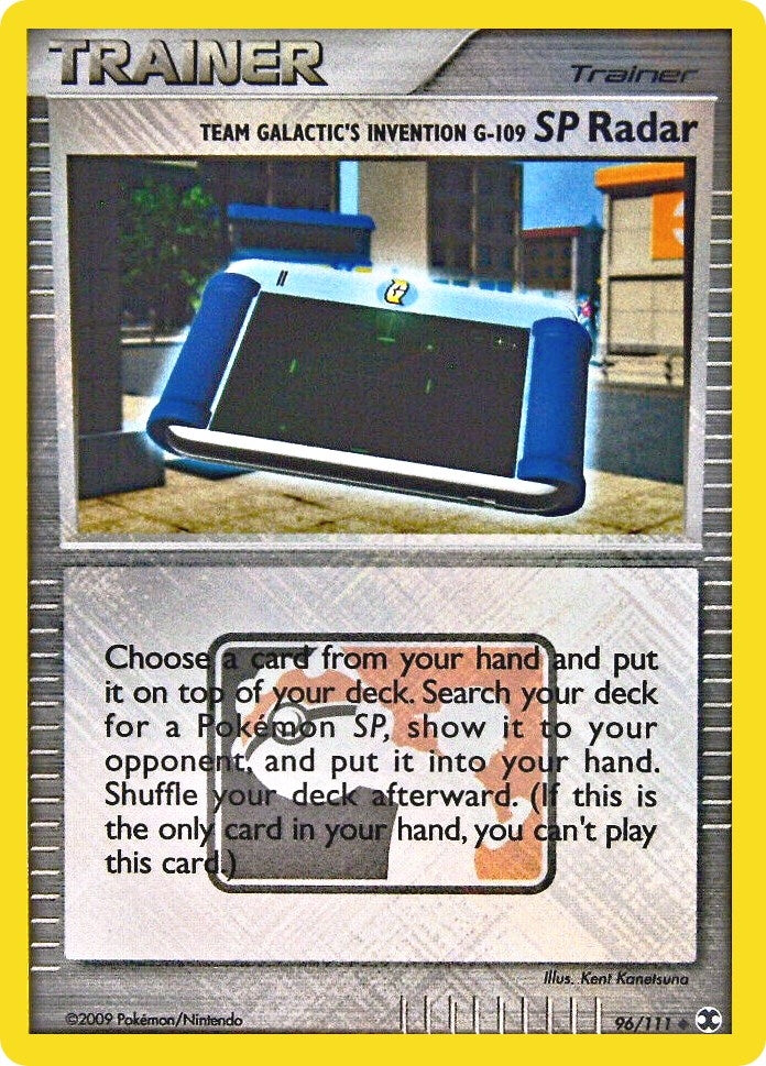Image for Team Galactic's Invention G-109 SP Radar - 96/111 (League Promo) (096/111) (League & Championship Cards) - Pokemon