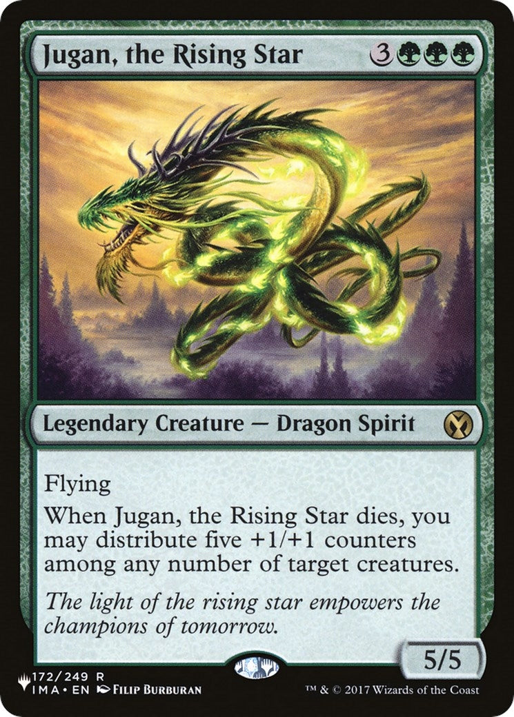 Jugan, the Rising Star (172/249) (The List Reprints)