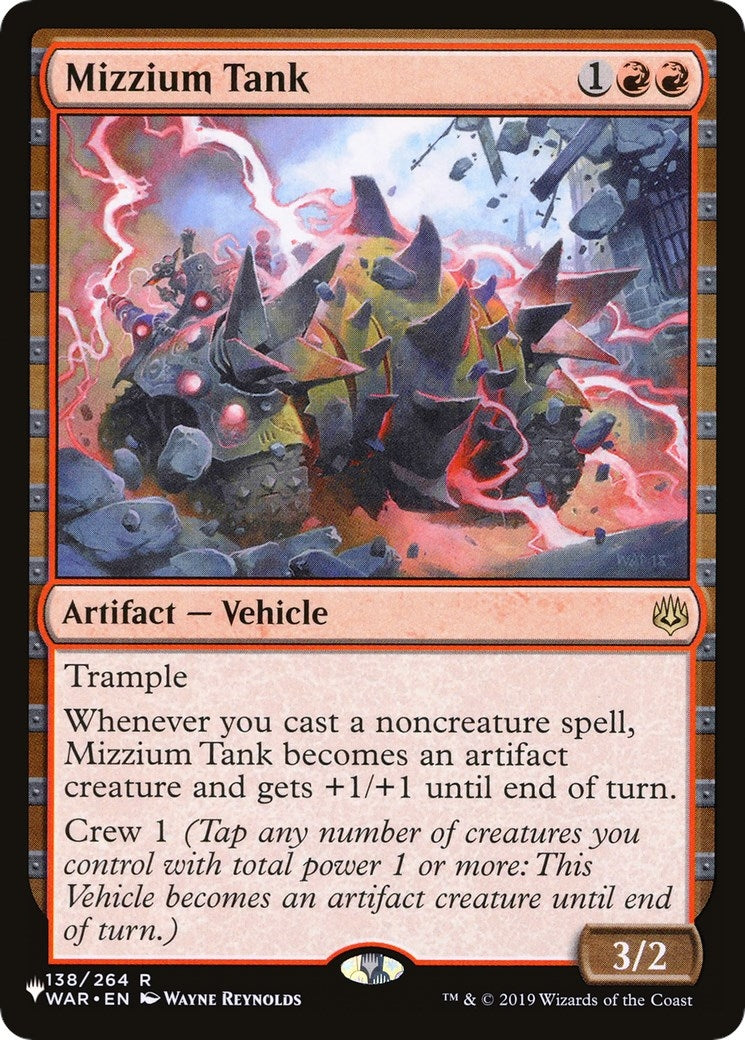 Mizzium Tank (138/264) (The List Reprints)