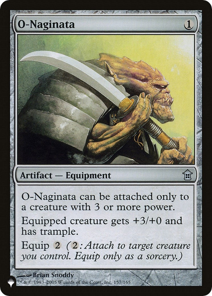 Image for O-Naginata (157/165) (The List Reprints) - Magic: The Gathering