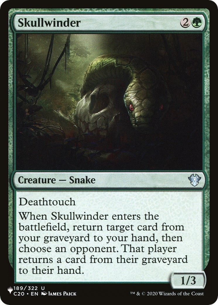 Image for Skullwinder (189/322) (The List Reprints) - Magic: The Gathering