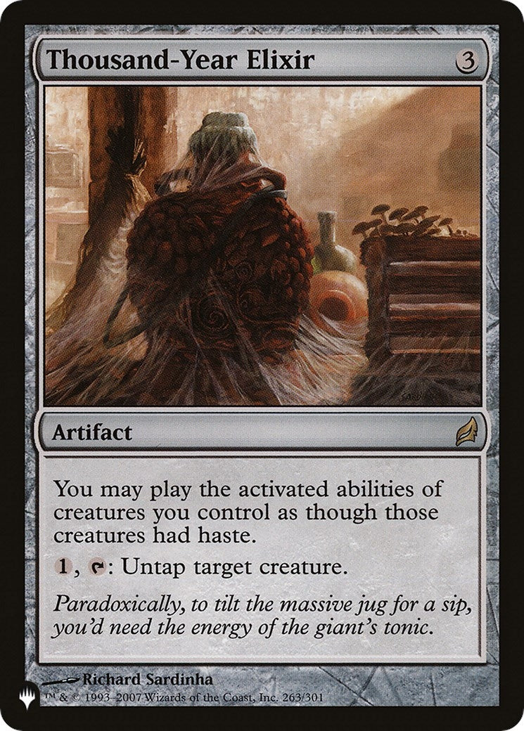 Image for Thousand-Year Elixir (263/301) (The List Reprints) - Magic: The Gathering
