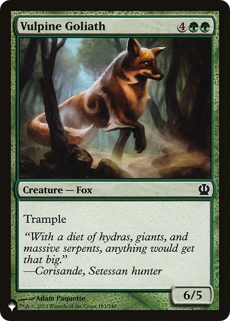 Image for Vulpine Goliath (183/249) - Magic: The Gathering