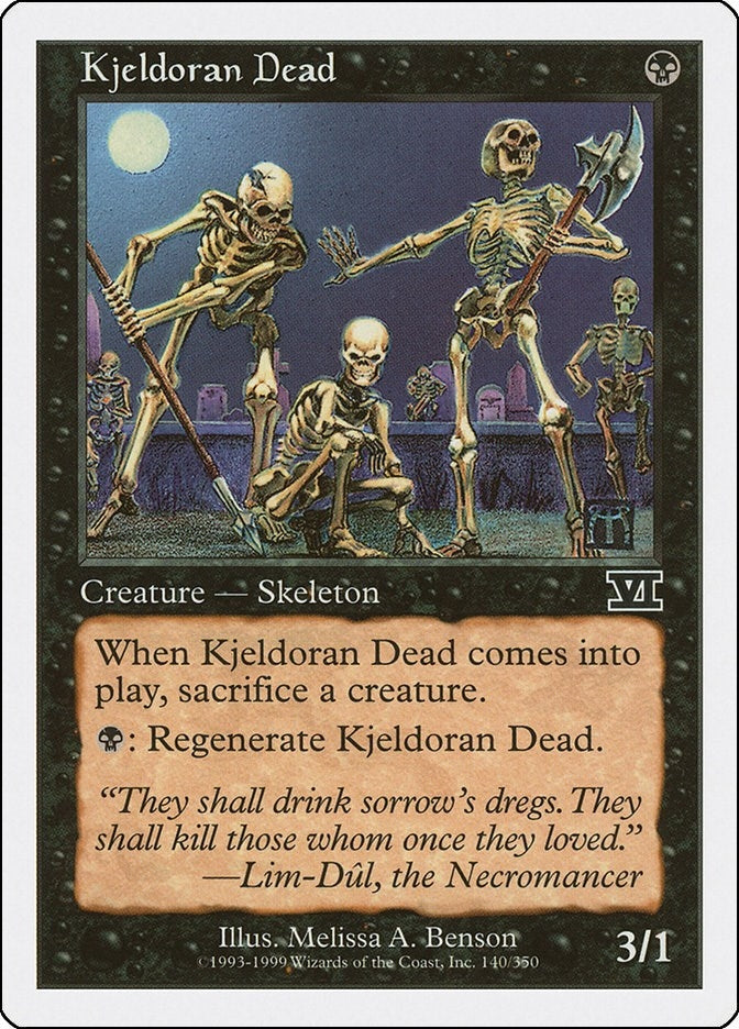 Kjeldoran Dead (140) (Classic Sixth Edition)