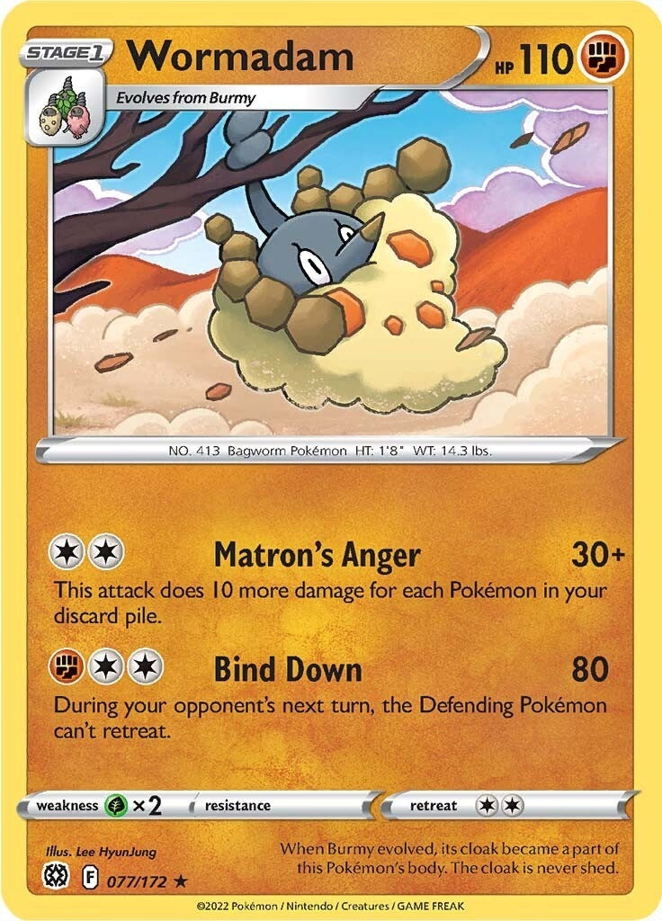 Image for Wormadam (77) (077/172) (SWSH09: Brilliant Stars) - Pokemon
