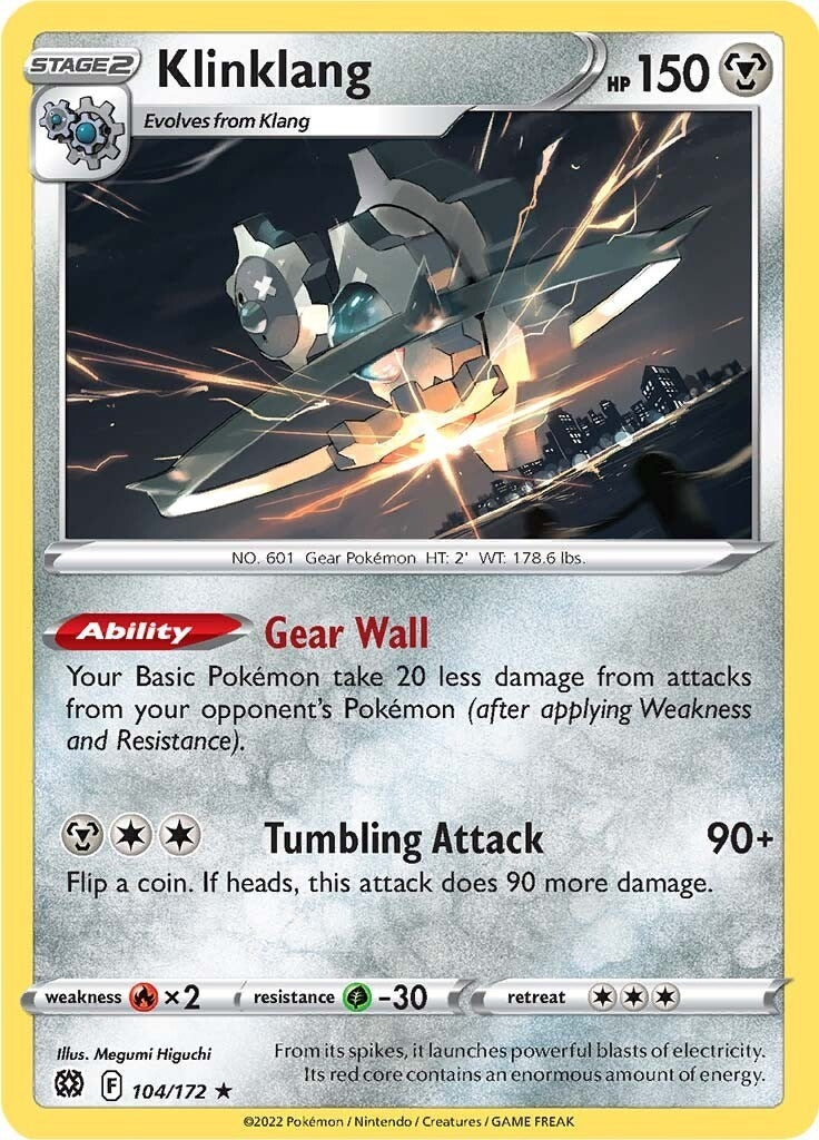 Image for Klinklang (104/172) (SWSH09: Brilliant Stars) - Pokemon