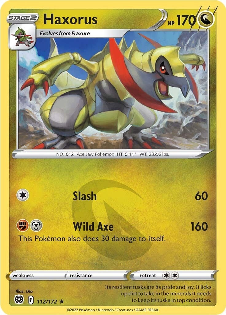 Image for Haxorus (112/172) (SWSH09: Brilliant Stars) - Pokemon