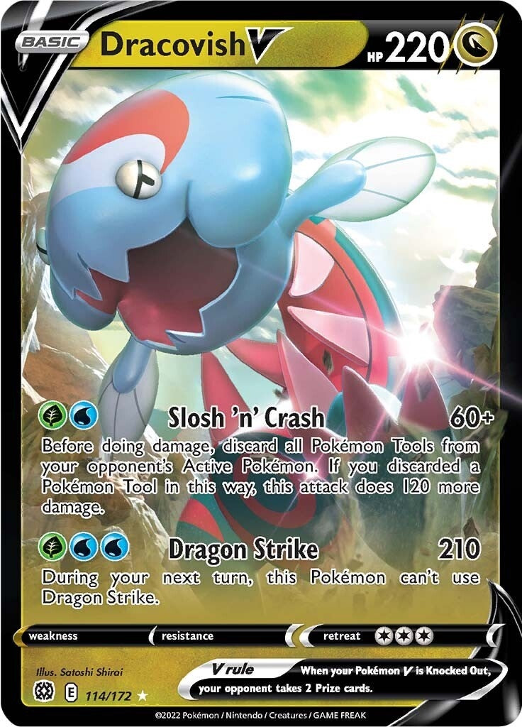 Image for Dracovish V (114/172) (SWSH09: Brilliant Stars) - Pokemon